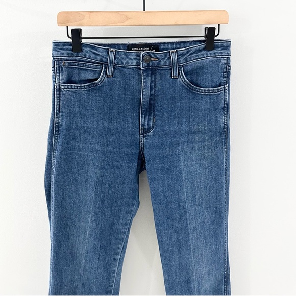 Just Black Denim Straight Leg Jeans Size 28 - Picture 3 of 6